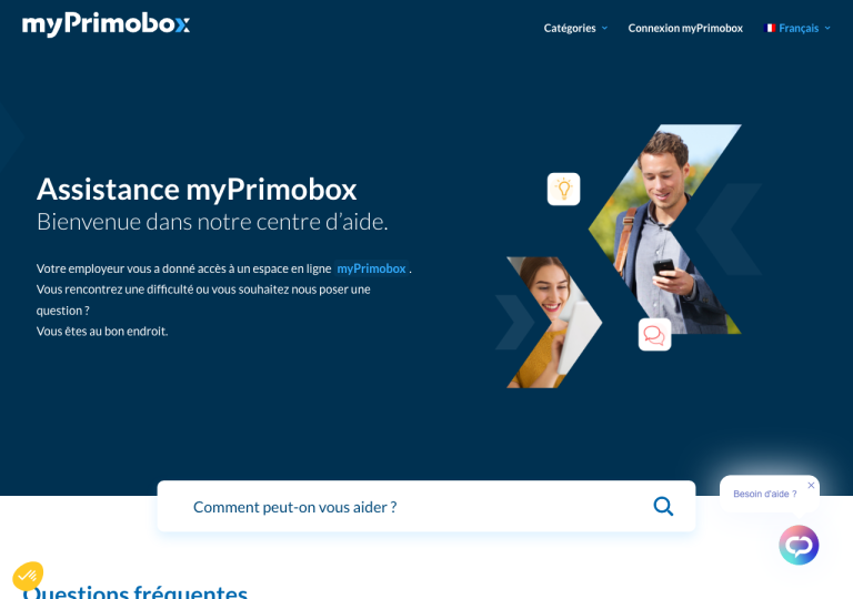 Capture d'écran du site myprimobox.com